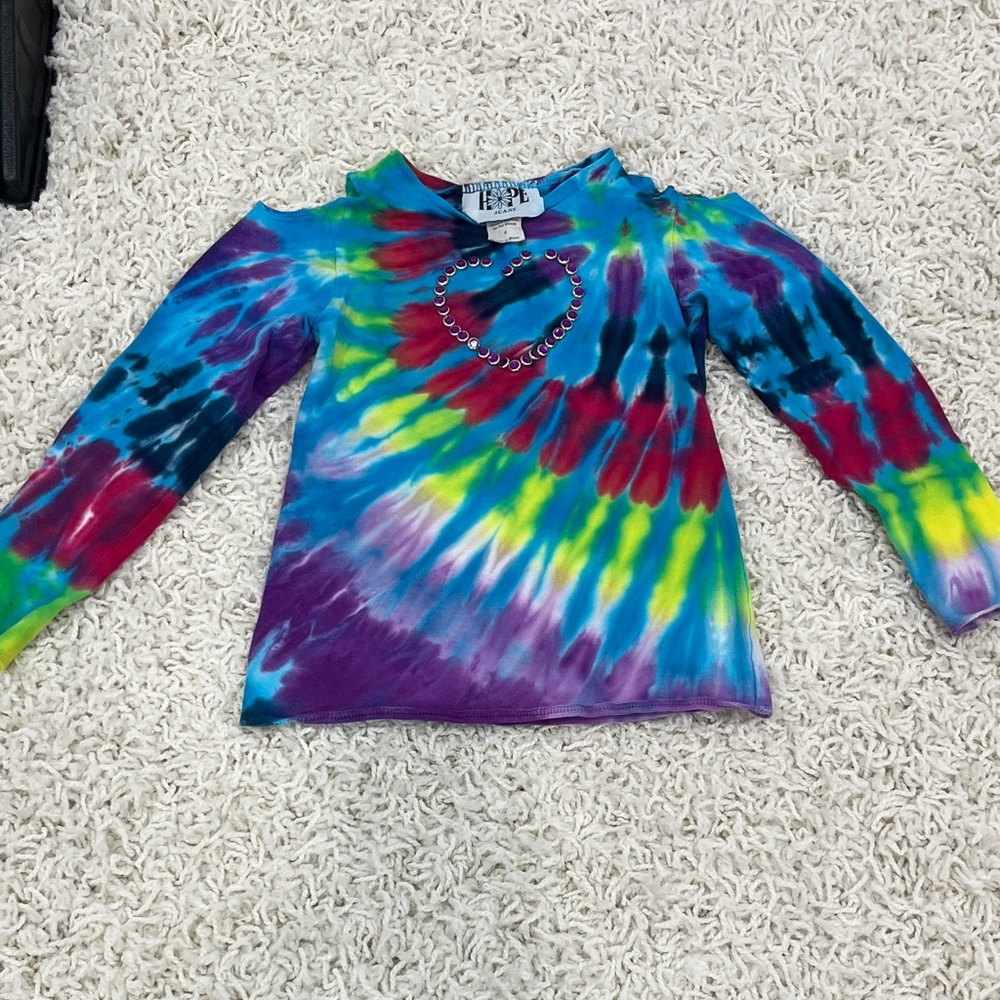 Hope Jeans Vibrant Tie-Dye Long Sleeve Shirt